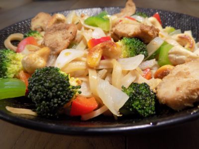 wok thai poulet cajou