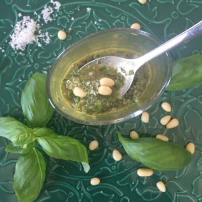 pesto sans lactose