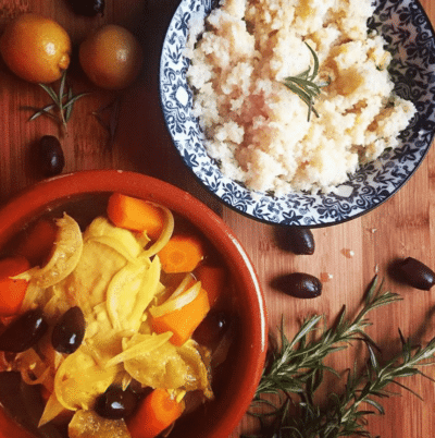 tajine poulet citron olives