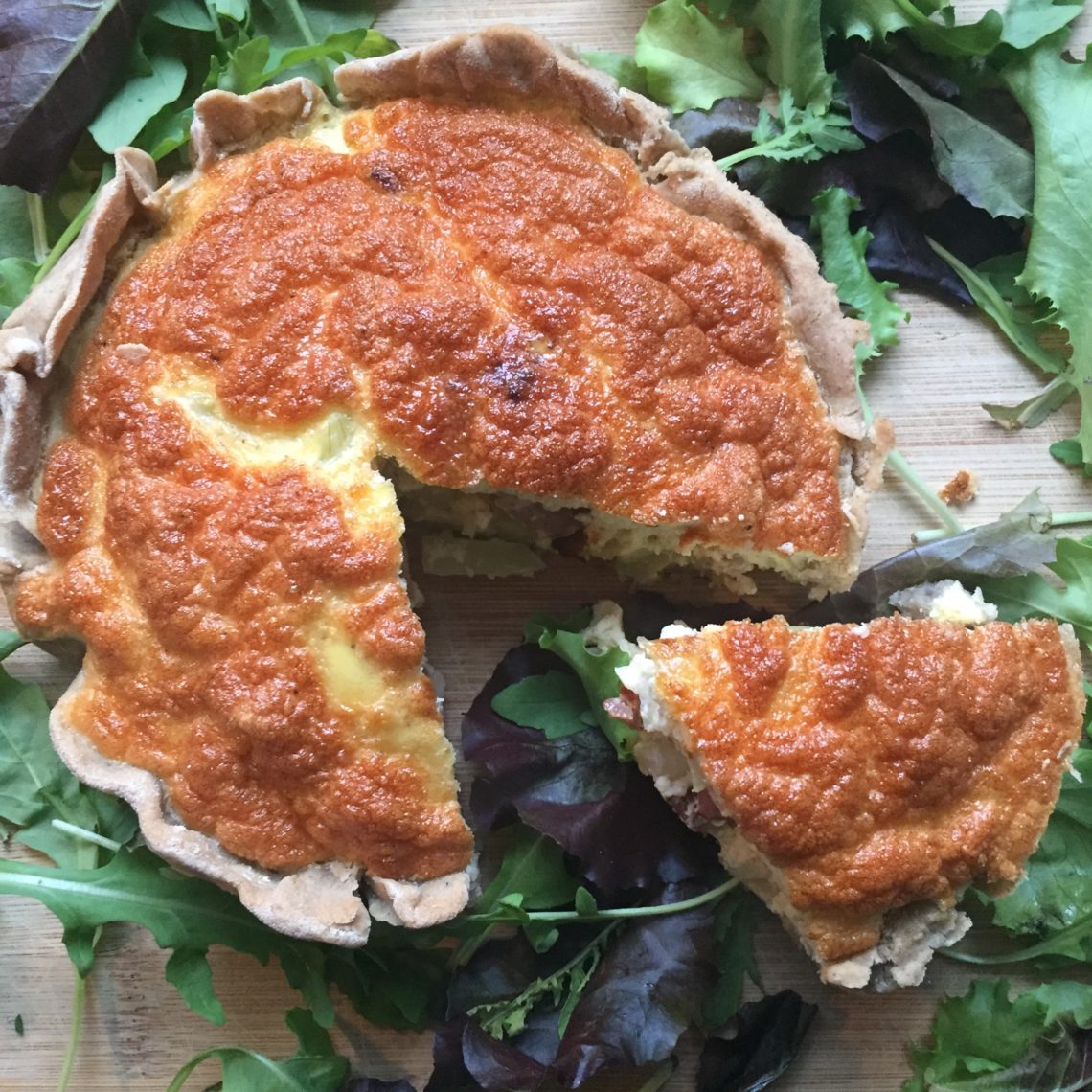 Quiche sans gluten ni produits laitiers
