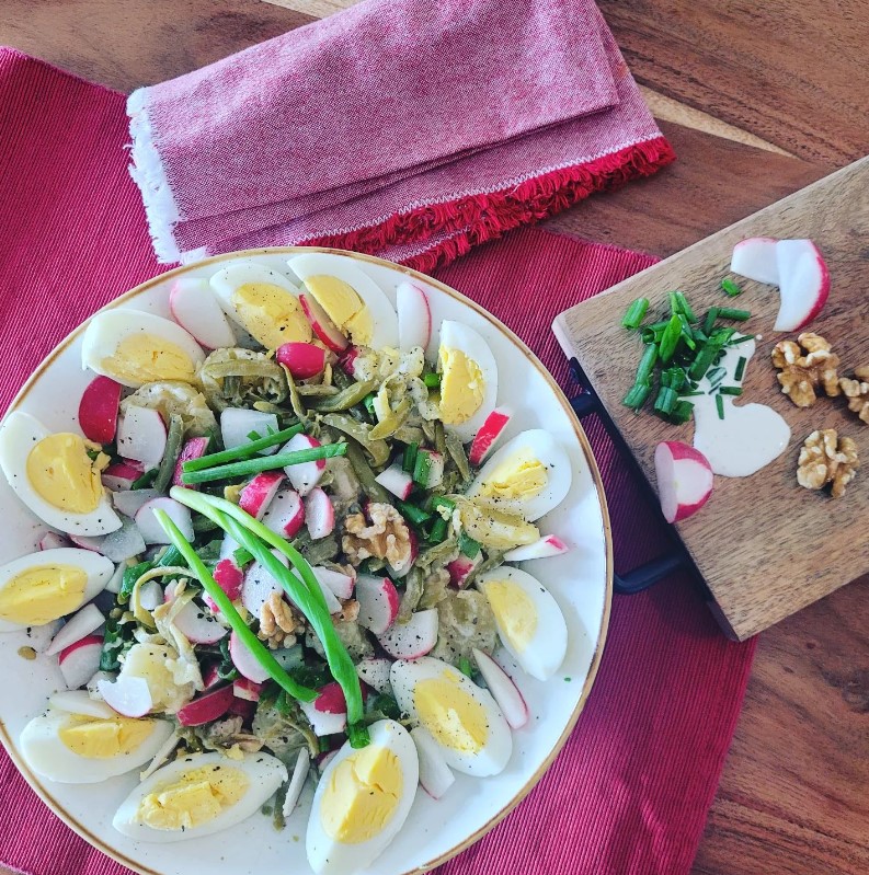 salade de pommes de terre candidose