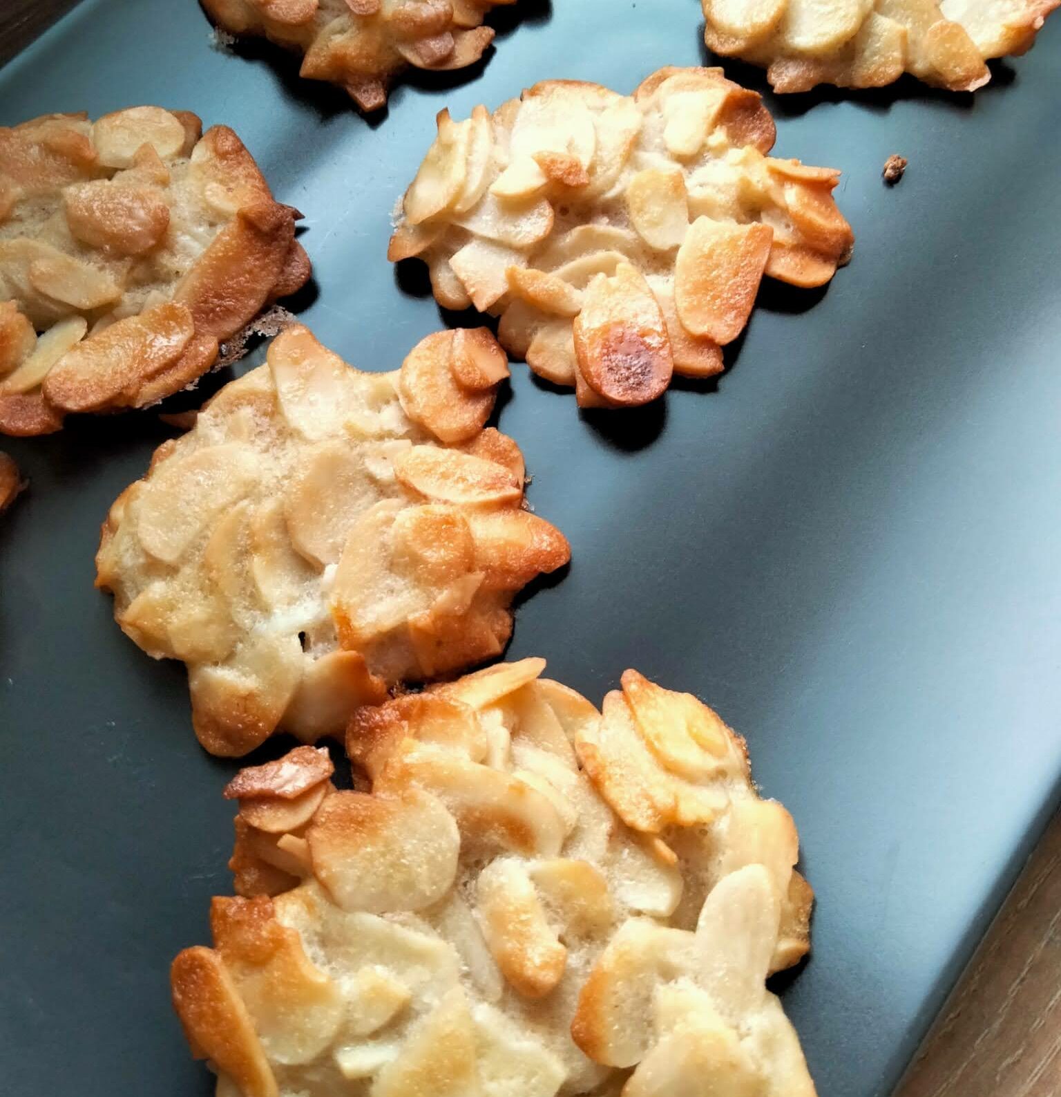 Tuiles aux amandes sans gluten ni sucre